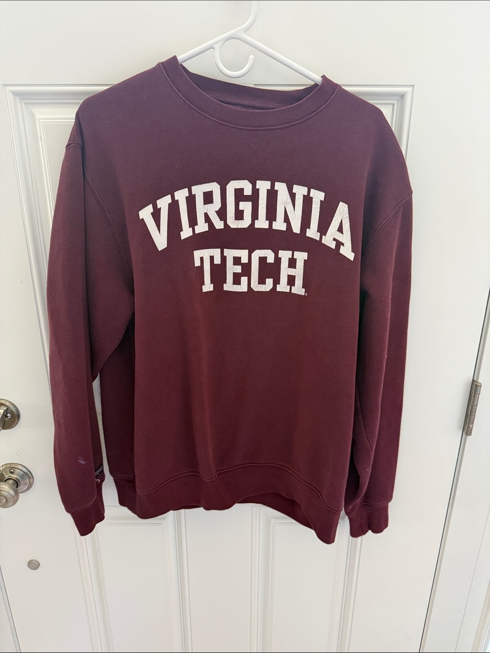 Jansport Maroon Virginia Tech Crewneck Sweatshirt